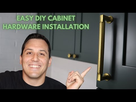 Easy Cabinet Hardware Install For Beginners - DIY guide for knobs and handles