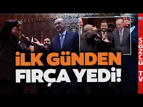 Hasan Ufuk Çakır, who switched to the AK Party, gave a military salute to Erdoğan! This is how he...