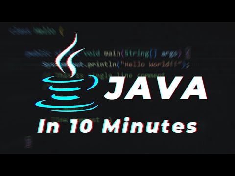 Learn Java Language In 10 Minutes!! JAVA Language Tutorial