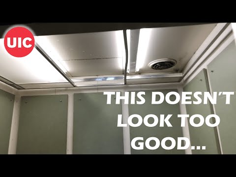 Worn Out Montgomery Traction Elevators - UIC College of Medicine East Tower in Chicago, IL