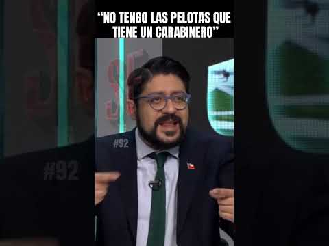 Orrego “No tengo las pelotas que tiene un carabinero” | Sin Filtros TV T6 #92