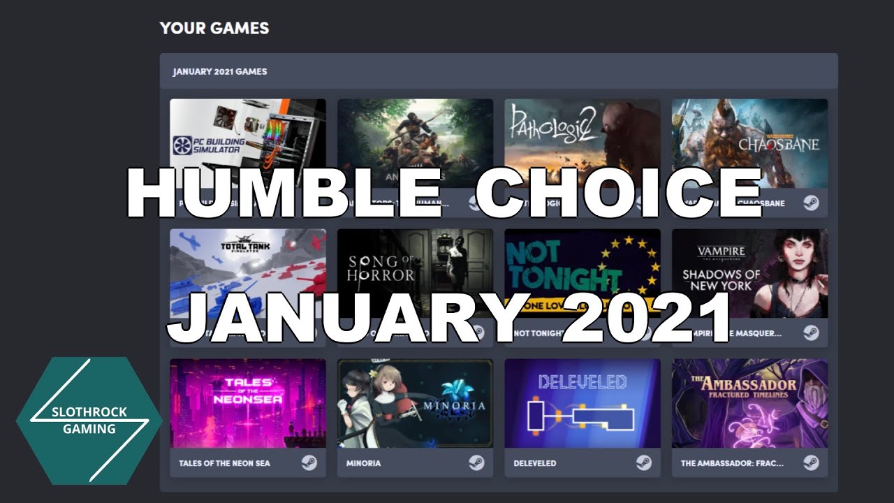 Humble Choice January 2021 - FINALLY A GOOD BUNDLE!