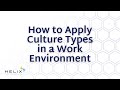 How To Apply Culture Types In A Work Environment