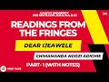 Calicut University| Dear Ijeawele|Chimamanda Ngozi Adichie| Part 1| with Notes|