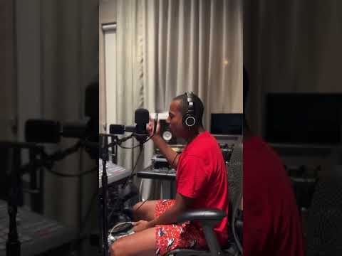 Rapper Shyne in the Studio with DJ Khaled