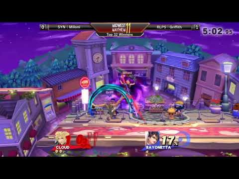 Midwest Mayhem 11 TOP 32:SYN l Miloni (Cloud, Marth) vs. RLPS l Griffith (Bayonetta)