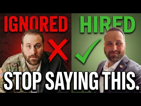 STOP Saying This In Interviews (Why 61% of Veterans Get Rejected)