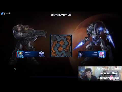 StarCraft 2 LotV - 1v1 Artosis' Games of SC2 (P) vs (T) Catalyst LE