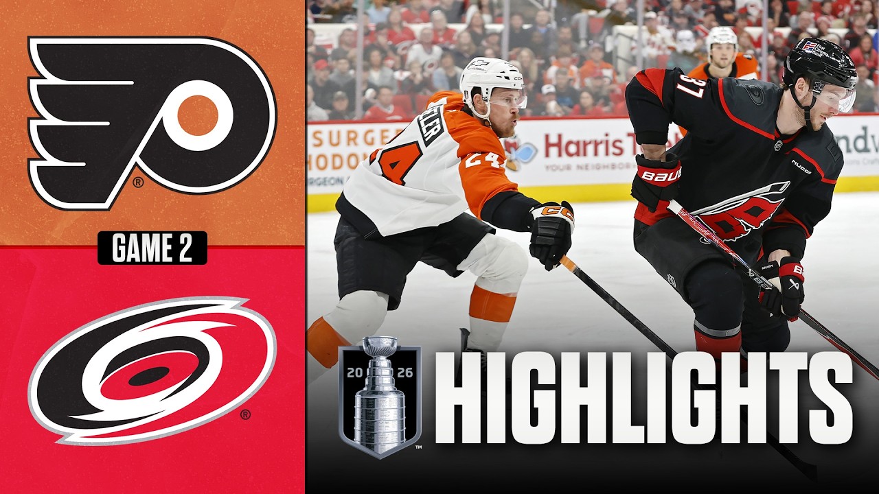 Carolina Takes 2-0 Lead: Blake & Hall Ignite Offense to Sink Flyers