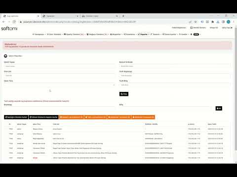 Sitede Yapılan Kullanıcı İşlemlerinin Log Kayıtlarının Tutulması