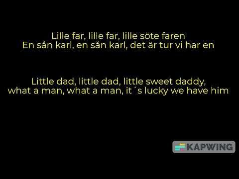 Lille Katt-  Swedish Children´s song- english lyrics