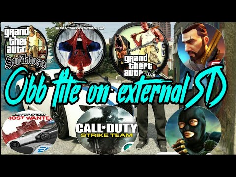 how to run obb games on external sd without puting on internal sd 100% Works Proof