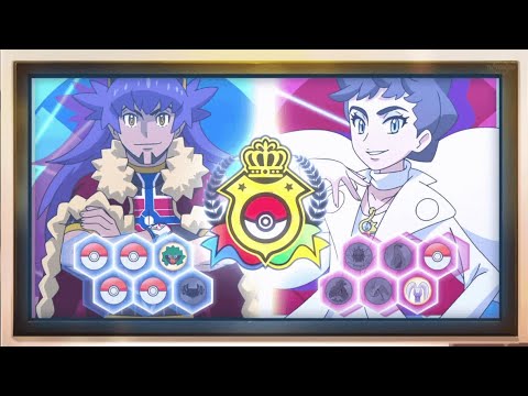 Leon vs Diantha battle scene leak | Pokemon sword and shield