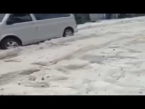 Hail Damage: Hailstorm in Zlatograd, Bulgaria #hail #hailstorm #granizo #granizada #weather #Climat