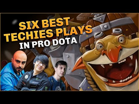 The SIX BEST TECHIES Plays in Pro Dota 2