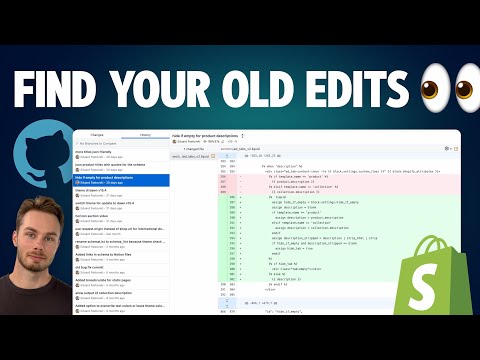 Find Every Code Change You've Made to Your Shopify Theme