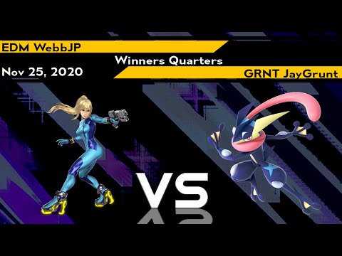 [Smash Ultimate] XeNOwifi 37 (W.Quarters) - EDM  WebbJP vs GRNT  JayGrunt