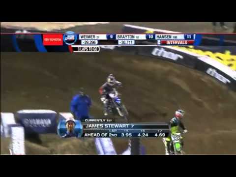 2012  AMA Supercross - Oakland - 450 Main Part2.