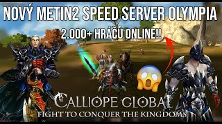 Miniaturka - 📌NOVÝ METIN2 SERVER! ⚔️ CALLIOPE - OLYMPIA SPEED |🎁 GIVEAWAY O 5x 10€ kupón DM! 🚀