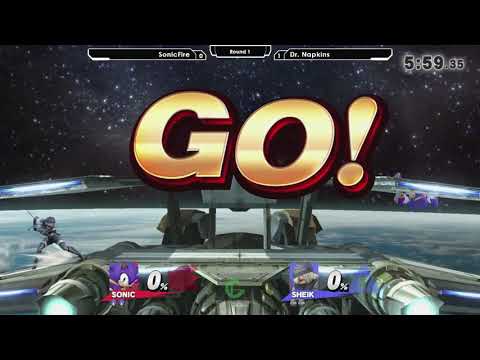 Smash 4: SonicFire (Sonic) V Dr. Napkins (Sheik) - Ascendance 103 Tournament SSB4