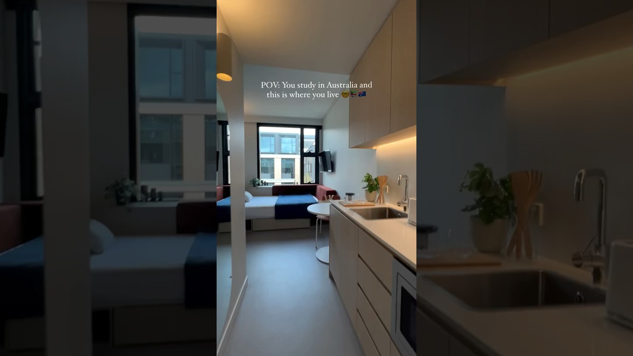 Where to stay as a uni student in Australia #studyinaustralia #studentaccommodation #roomtour