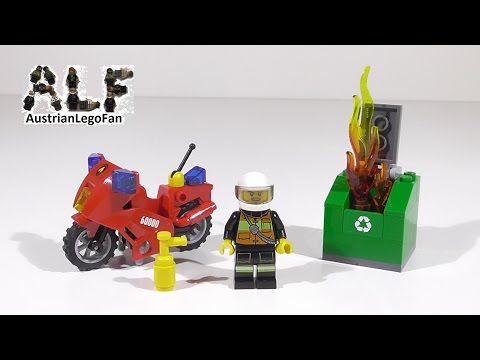 Vidéo LEGO City 60000 : La moto des pompiers