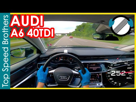 Audi A6 Avant (C8) 40TDI (2021) AUTOBAHN POV TOP SPEED 🚀 #TopSpeedBrothers