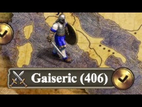 Age of Empires II: Gaiseric Speedrun World Record (1:55:09)