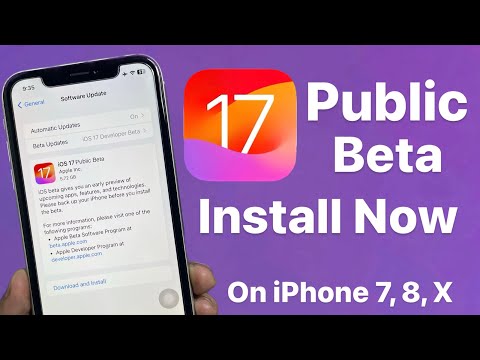 How to download iOS 17 Public Beta on iPhone 7, 8, X || Install iOS 17 Public Beta free