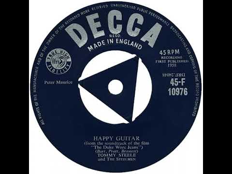 UK New Entry 1958 (61a) Tommy Steele & The Steelmen - Happy Guitar