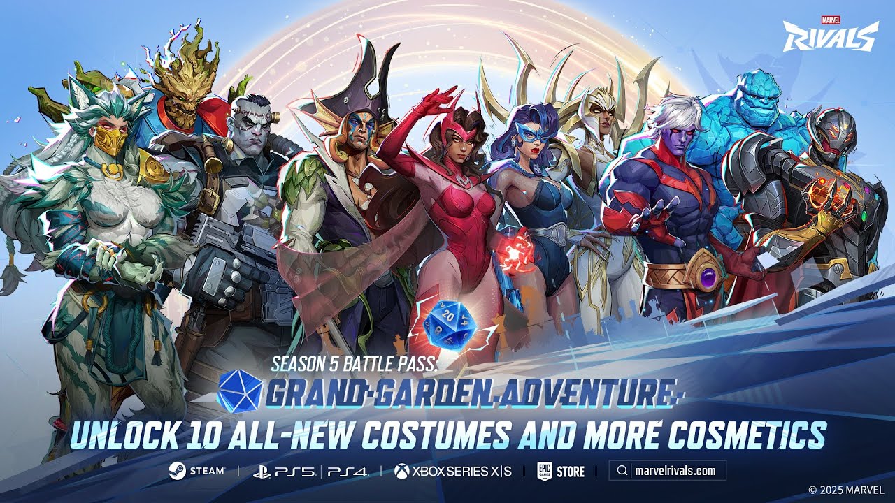 Season 5 Battle Pass: Grand Garden Adventure | Official Trailer | Marvel Rivals - YouTube