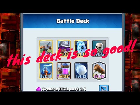 Pushing trophy using this insane x-bow pump deck!!! - Clash Royale