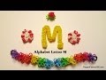 How to Make Alphabet Letter M Charm on Rainbow ...
