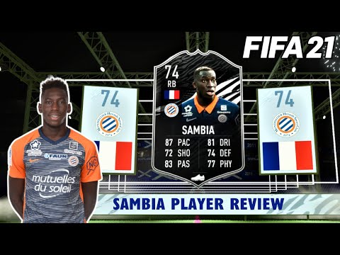 74 SILVER INFORM JUNIOR SAMBIA PLAYER REVIEW - FIFA 21