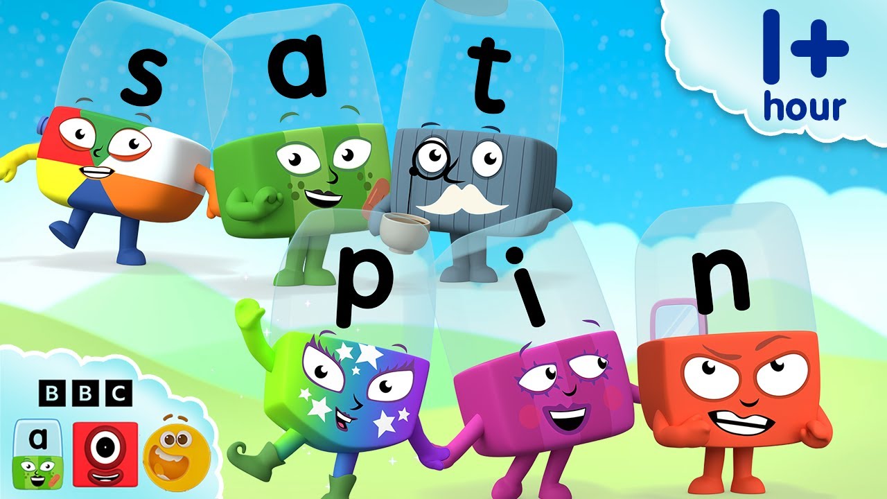 Letter Sounds S A T P I N 📖 | Lesson One - Phonics Made Easy | @officialalphablocks