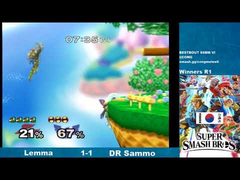 Lemma (Falco) vs DR Sammo (Multiple) | Losers R1 (Bo3) | BESTBOUT SSBM VI @CONG