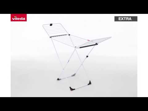 Sulankstoma drabužių džiovyklė Vileda Extra video