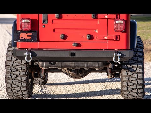 Jeep Wrangler YJ/TJ Classic Full Width Rear Bumper by Rough Country
