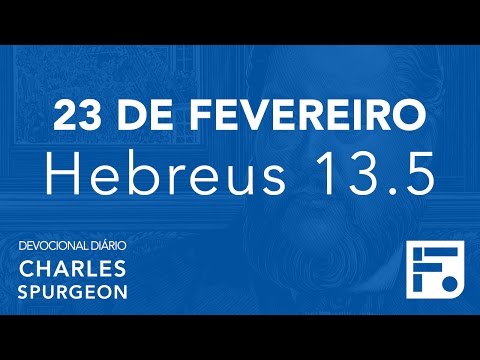 23 de fevereiro - Devocional Diário CHARLES SPURGEON #54