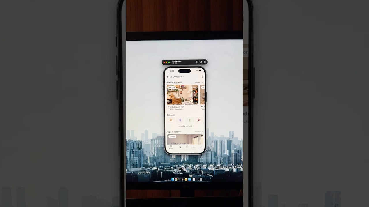 🏢 Build Real Estate Apps Like a Pro! (Koor Flutter UI Kit) #shorts