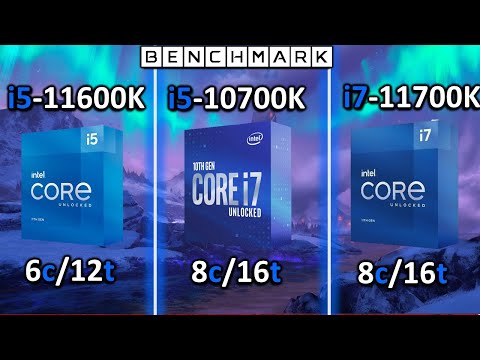 Intel i5-11600k vs i7-10700K vs i7-11700K / Test in 7 Games / 1080p - 1440p