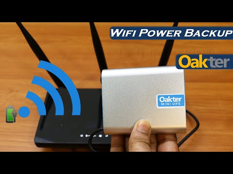 Oakter wi-fi router mini ups, li ion