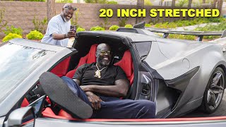 We Delivered The BIGGEST CORVETTE EVER! To Shaquille O'Neal (20 inch STRETCH)
