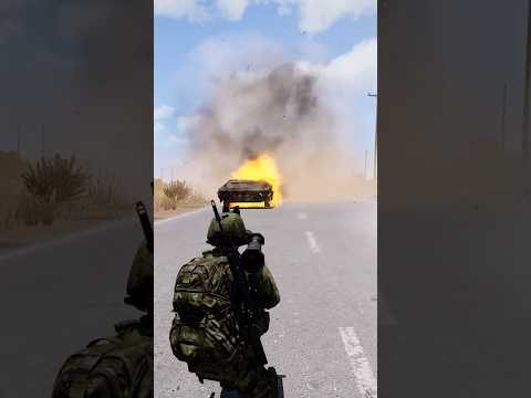 Deadly Attack by Defense Missile #militarysimulation #milsim #military #army #fighter