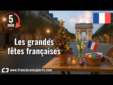 Les grandes fêtes françaises - 5 minutes de français