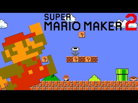 SMB 1-1 + 1-2 with a twist... (SMM2 Level)