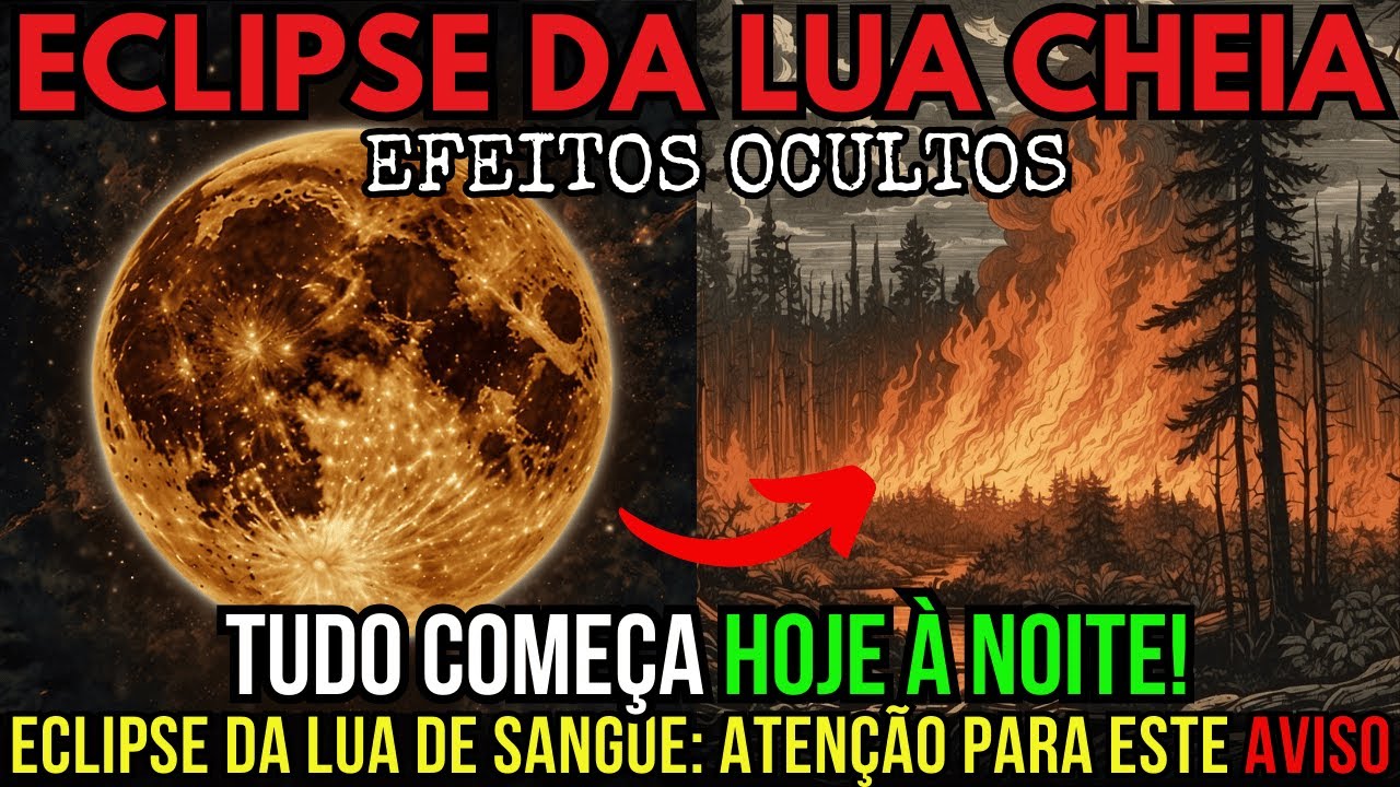 ATENÇÃO! 7 SINAIS ESTRANHOS QUE VOCÊ EXPERIENCIARÁ ANTES DO ECLIPSE LUNAR TOTAL!