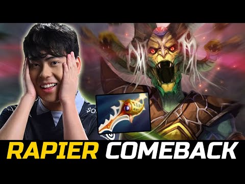 ANA RAPIER CARRY MEDUSA - 18K GOLD COMEBACK DOTA 2