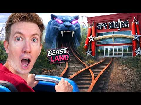 I Tested Dangerous YouTuber Theme Parks (MrBeast Beast Land, Spy Ninjas HQ, Dude Perfect World)