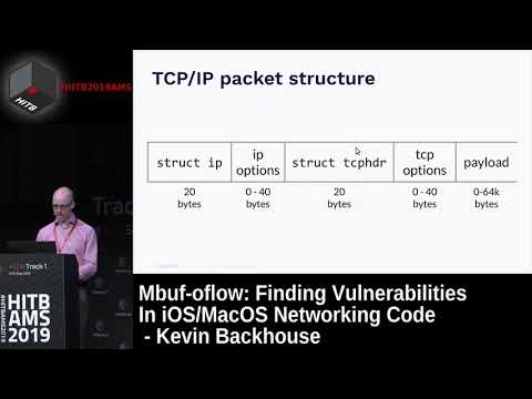 #HITB2019AMS D1T1 - Finding Vulnerabilities In iOS/MacOS Networking Code - Kevin Backhouse